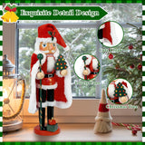 Figuras de Navidad - Decoraciones de Madera - 14 Pulgadas - Set