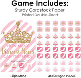 Caza Tesoros Princesa - Big Dot of Happiness, 48 Piezas, Juego