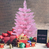 Árbol de Navidad Artificial 2FT, Mini, Con Base Plástica, Decoración