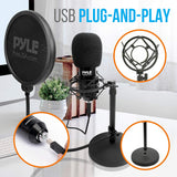 Kit de grabación con micrófono USB PYLE-PRO PDMIKT120