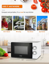 Microondas 0.7 Cu. Ft. COMMERCIAL CHEF, 700W, Rotativo