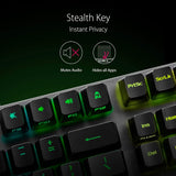 Teclado Mecánico ASUS ROG Strix Scope RX con RGB y Switches Rojos
