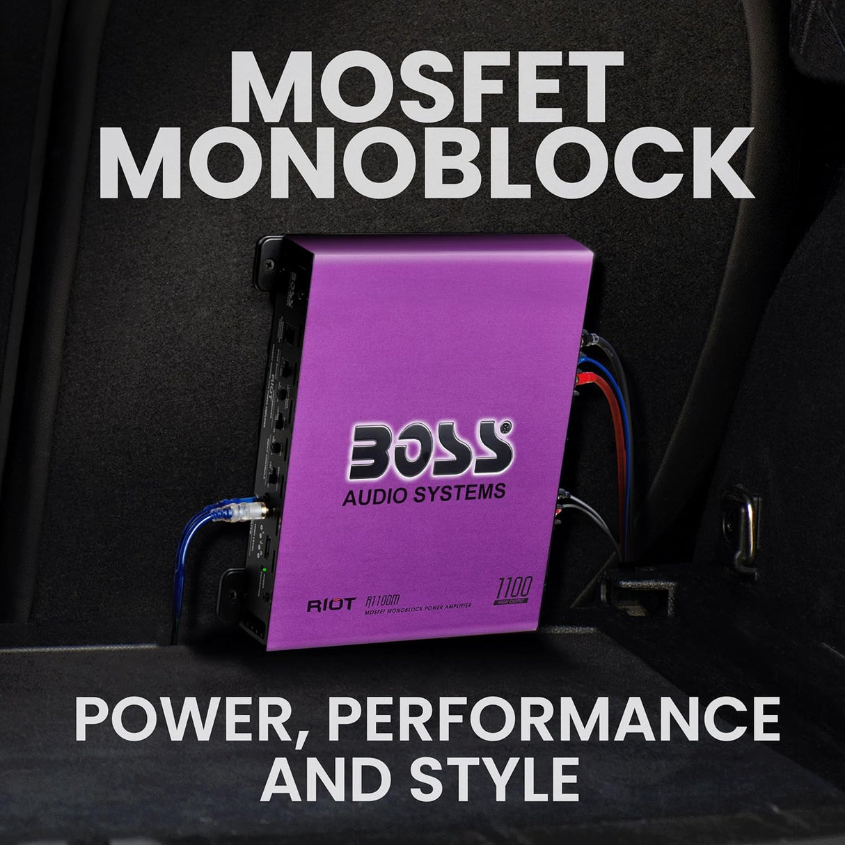 Amplificador Monobloque 1100W, 2-8 Ohm, R1100M-S
