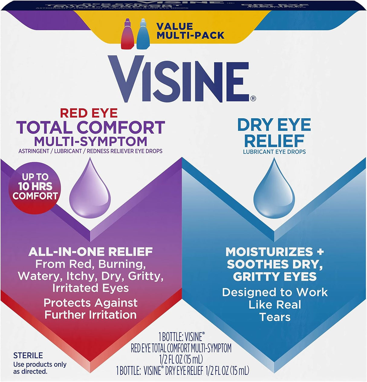 Suplemento Eye Relief Lubricante Gotas para los ojo 2 pack