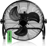 Ventilador de Piso a Batería Simple Deluxe, Recargable 12