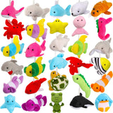 Mini Juguetes de Animales Marinos Plush - Kawaii - 30 Piezas