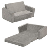 Silla convertible extra ancha 2 en 1 para niños, Gris