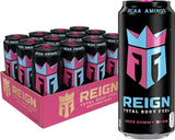 Bebida Energética Reign, Gummy Worm, 16 oz, Paquete de 12