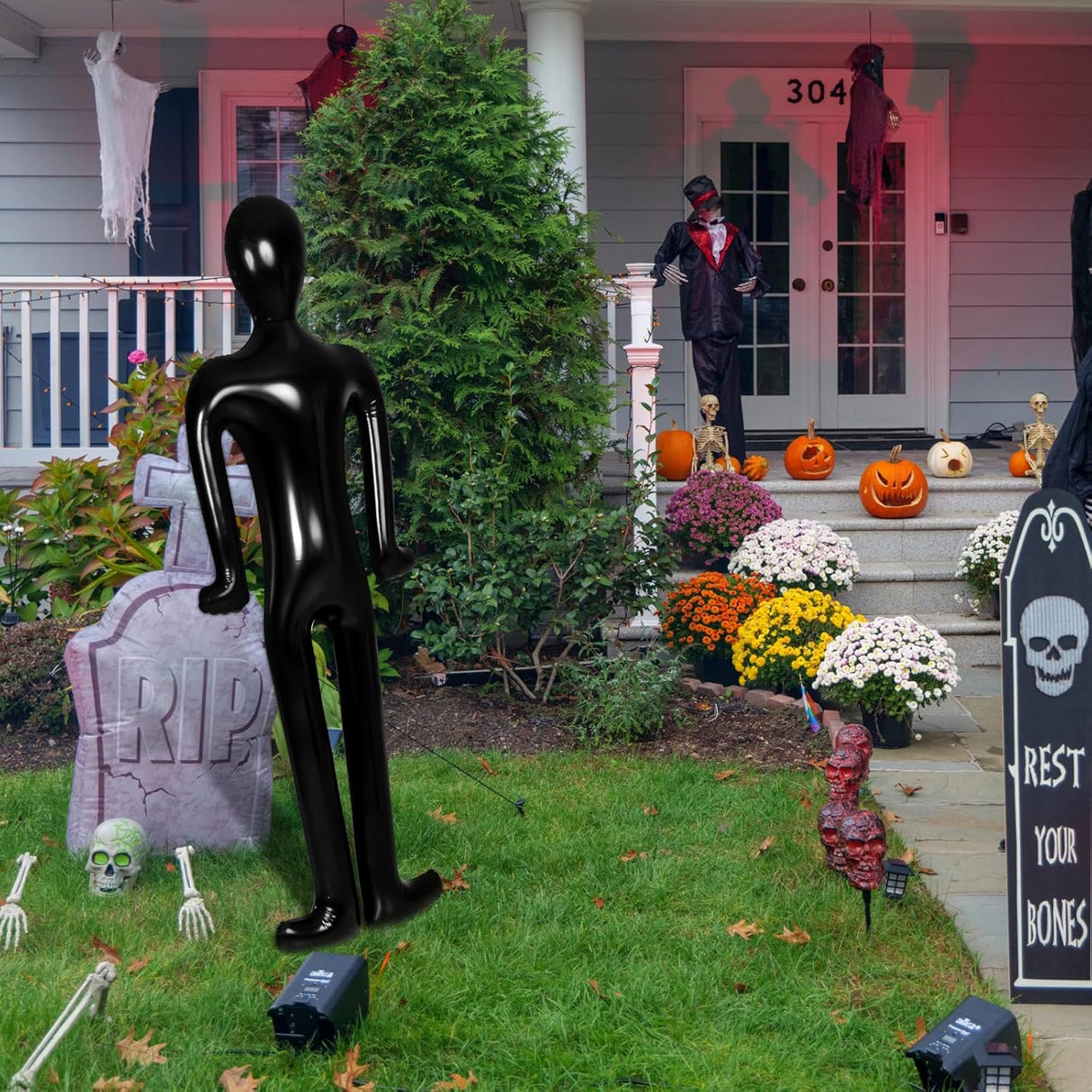 Maniquí Inflable Lenwen 4 Pcs 70 para Decoración Halloween