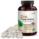 Suplemento Zinc Triple Action 30mg  apoyo inmunológico 150u