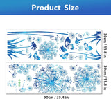 Pegatinas de Pared Flor y Mariposas Supzone para Decoración