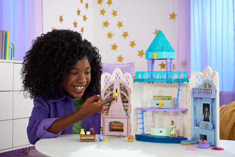 Casita de Juguete Disney Wish Mattel con 2 Muñecos y Accesorios