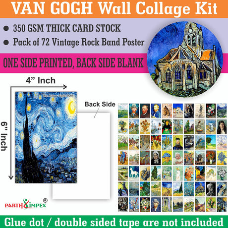 Kit de Pósters Vintage de Van Gogh para Decoración Retro