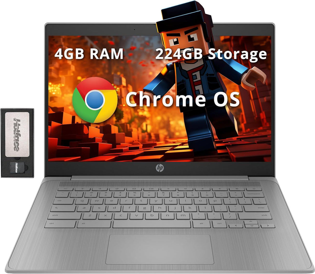 Laptop HP Chromebook 14, Intel Celeron N4120, 4GB RAM