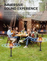Altavoz Bluetooth con luces, IPX5, multisincronía, HD stereo