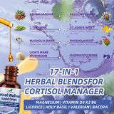 Suplemento cortisol para hombres y mujeres, 17 en 1, Detox, Magnesio