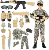 Disfraz de Soldado para Niños, Juego de Rol Militar