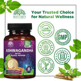 Suplemento de Ashwagandha 2100mg - Antioxidante, 60 Cápsulas