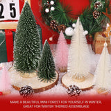 Mini Árboles de Navidad Artificiales, Decoración, 6 Piezas