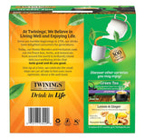 Té Verde Puro Twinings 100 Bolsas Individuas Ref. 123