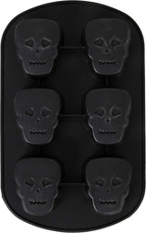 Molde de silicona para calaveras, Wilton, 6 cavidades, no se pega