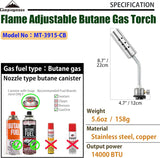 Soplete profesional camping moon sin gas incluido