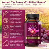 Suplemento Resveratrol Piceid de absorción rápida 90 días