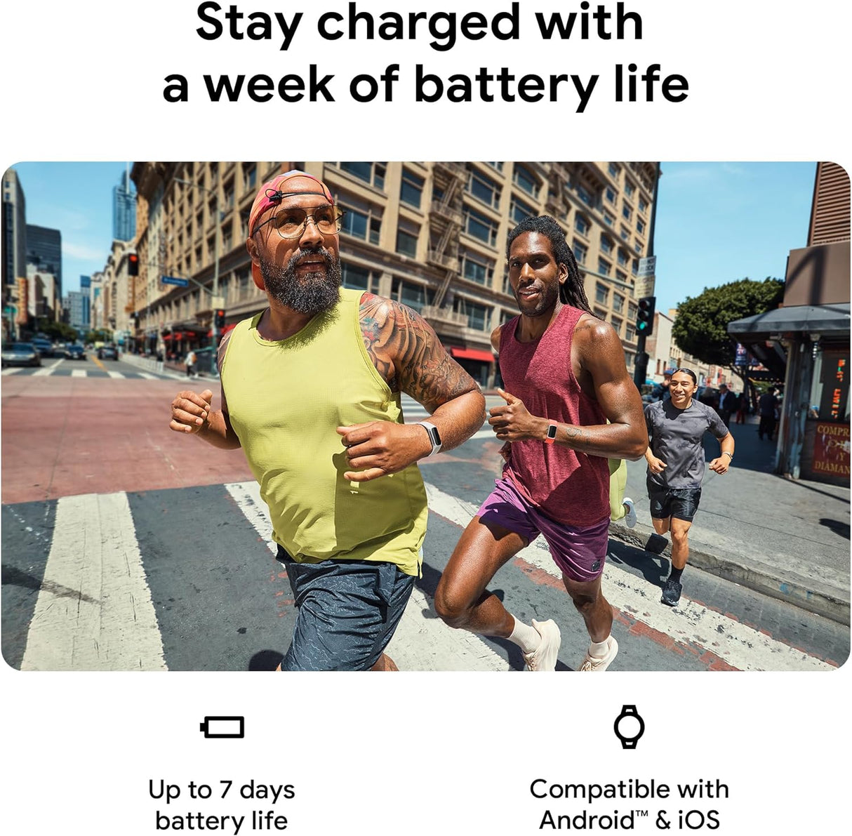 Fitbit Charge 6 con apps de Google, ritmo cardíaco y GPS