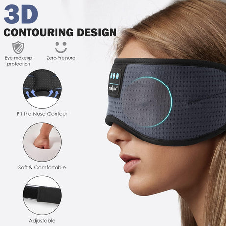 Auriculares Bluetooth para dormir MUSICOZY con ruido blanco 3D
