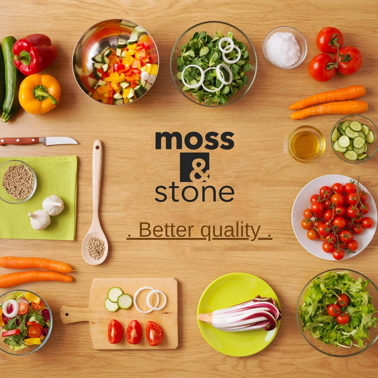 Cocinero de arroz eléctrico Moss & Stone, 4-8 tazas, 10 modos