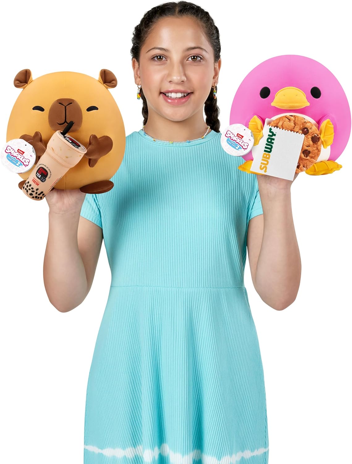 Plush Platypus Snackles ZURU, Ultra Suave, Modelo Series 2