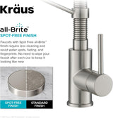 Grifo de cocina monomando de 18 pulgadas KSF-1610SFS Kraus