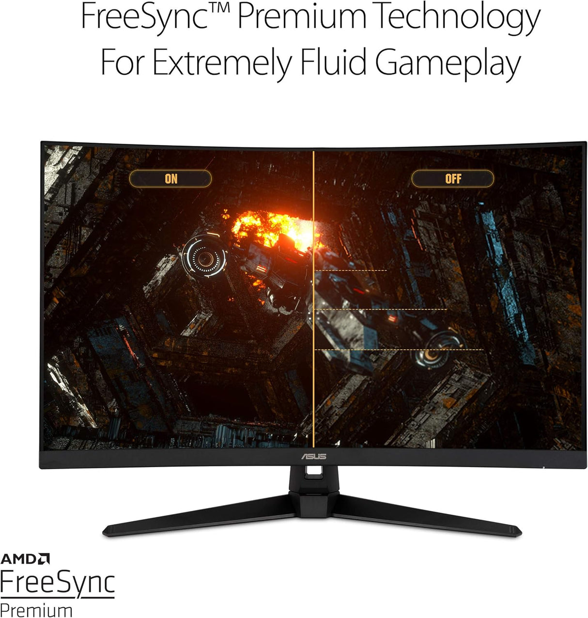 Monitor Curvo 32 QHD 165Hz ASUS TUF Gaming VG32VQ1B