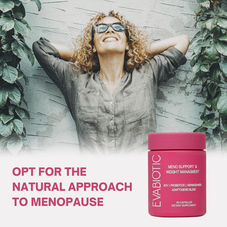 Menopausia Completa Vegana - Ashwagandha, Probióticos, ACV, 60 Caps