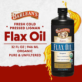 Suplemento de Aceite de Linaza Barlean's, 32 oz, Omega-3 ALA