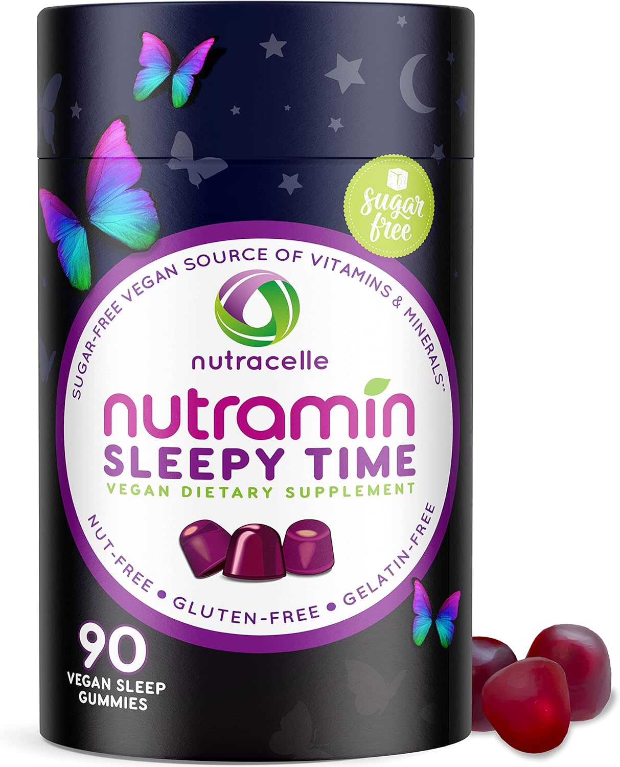 Gomitas Nutramin Sleepy Time: la melatonina natural vegana,