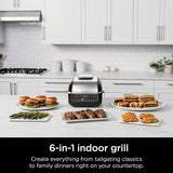 Parrilla de interior 6 en 1 con freidora de aire