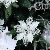 Flores Poinsettia Artificial 16 Pcs - Wironlst, Decoración Navideña