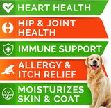 Vitaminas de aceite de pescado Omega 3 para perros