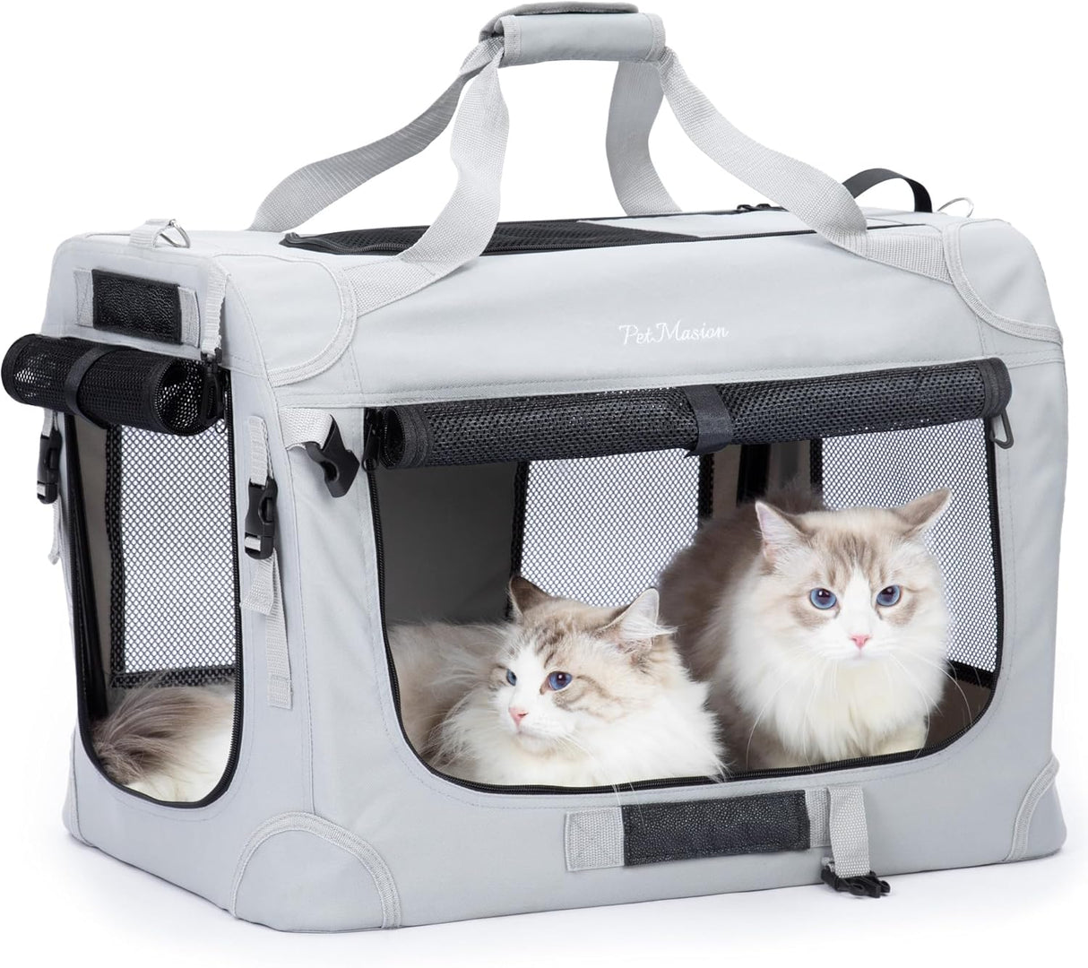 Transportín Extra Grande para 2 Gatos, Collapsible 24x16.5