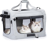 Transportín Extra Grande para 2 Gatos, Collapsible 24x16.5