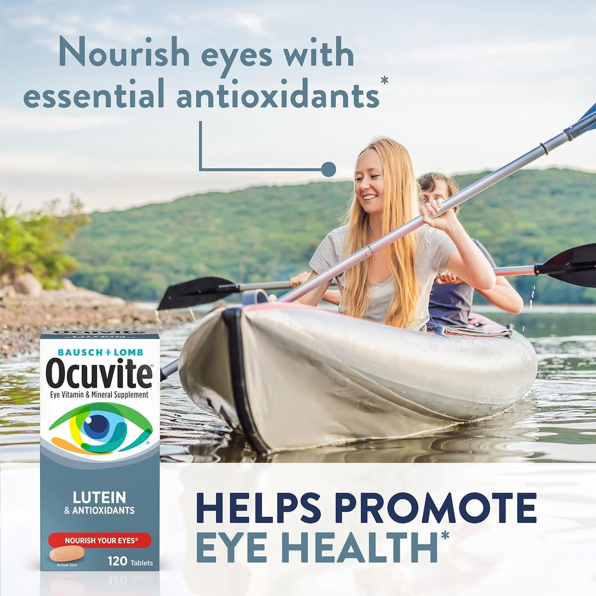 Suplemento vitamínico para ojos Bausch & Lomb Ocuvite 2,2
