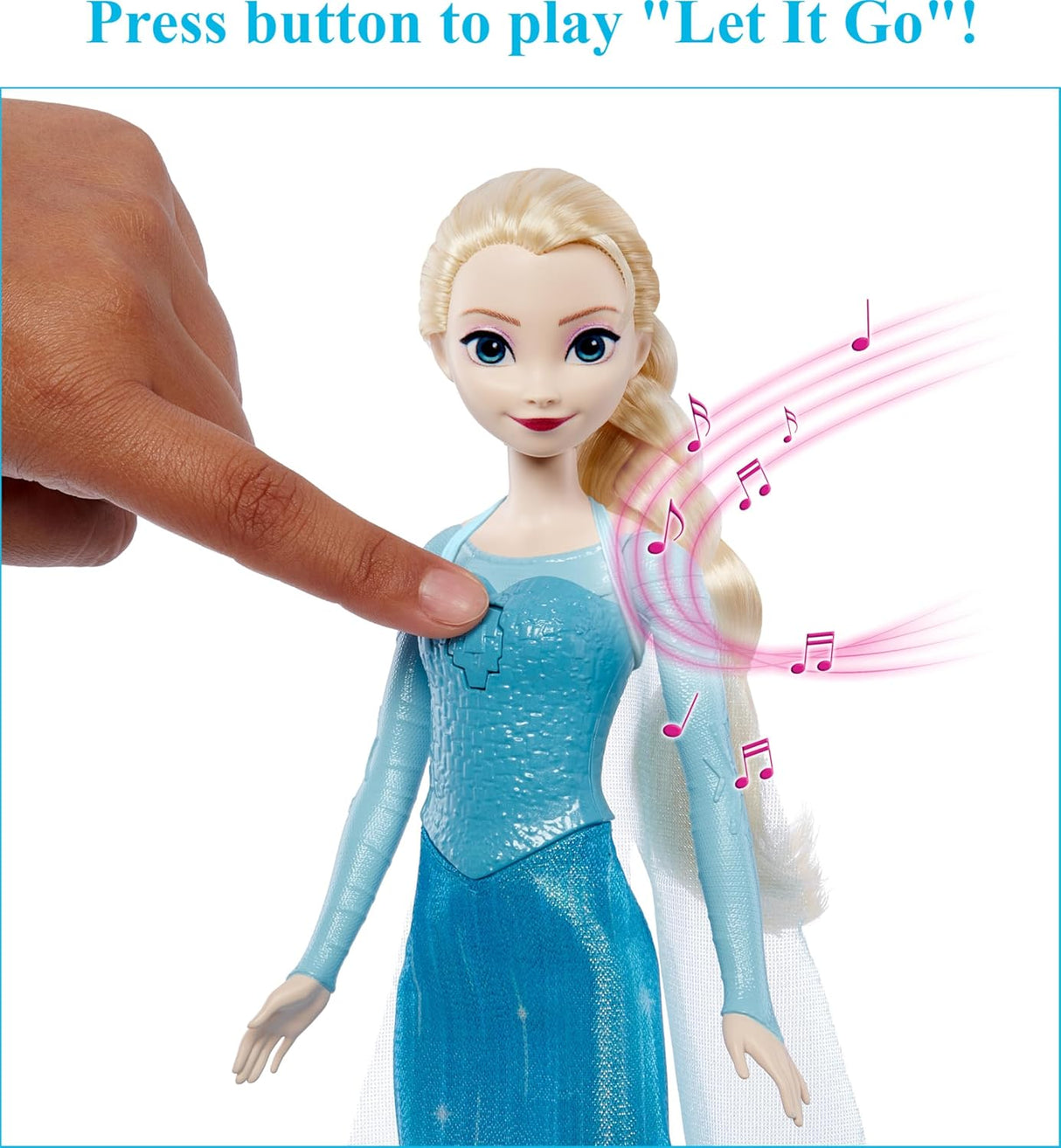 Muñeca Elsa Disney Frozen Mattel, Canta “Let It Go”