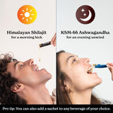 Barra de miel con Ashwagandha y Shilajit, 60 sticks, energía e inmunidad