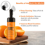 Jabon facial Botanic Hearth espumoso con vitamica C