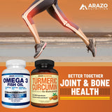 Suplemento Cúrcuma Curcumina con Bioperine 1300 mg 60 unid