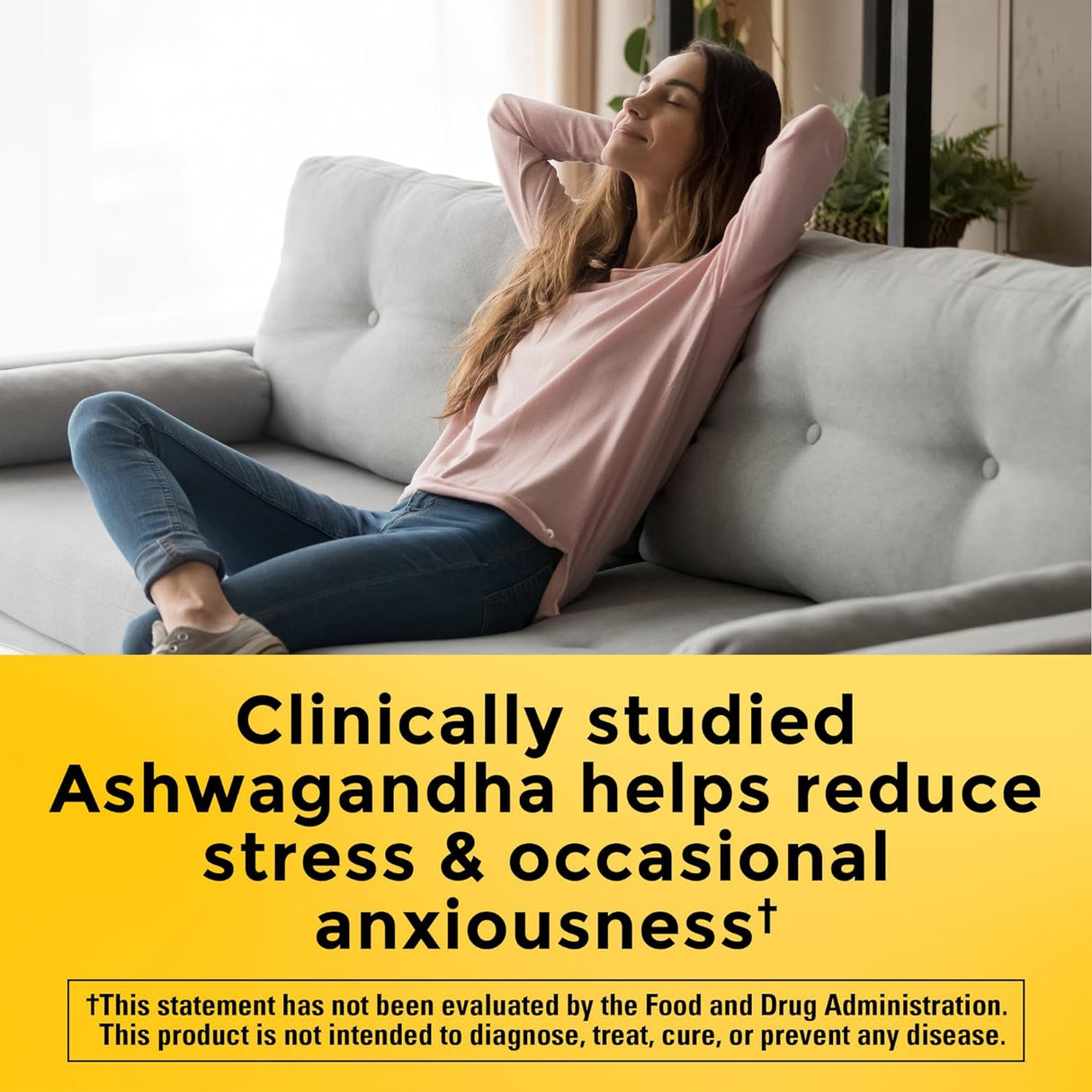 Suplemento Nature Made Ashwagandha 125 mg 60 cápsulas