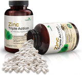 Suplemento Zinc Triple Action 30mg  apoyo inmunológico 150u