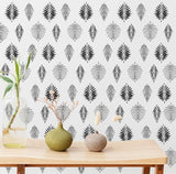 Pegatinas de Pared Kazova, Hojas Modernas, Patrón de Helechos