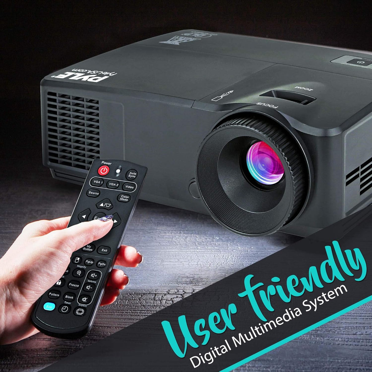 Video Beams  proyector de cine PYLE-HOME Full HD PRJLEDLP205
